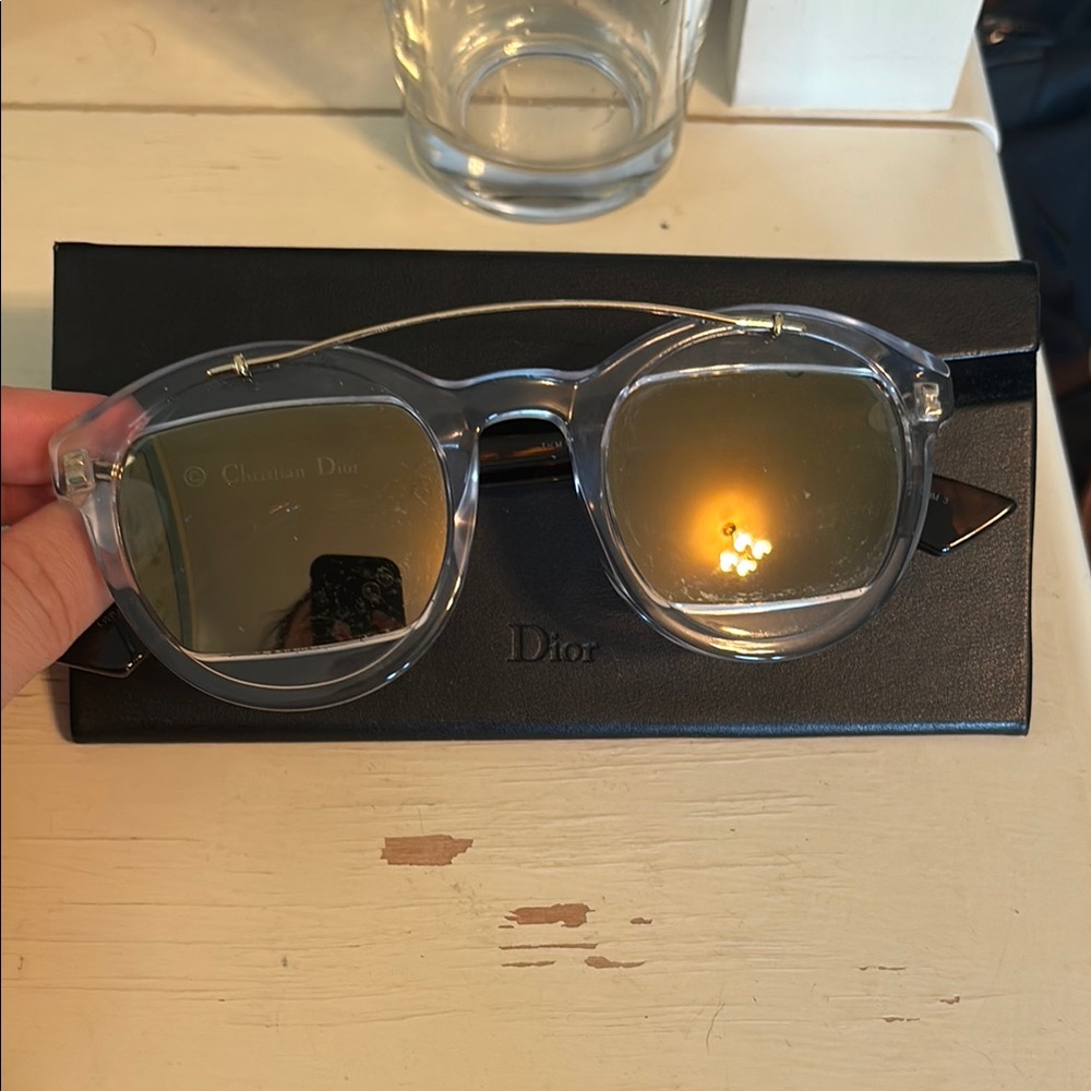 Dior Women’s Gold Reflective Sunglasses